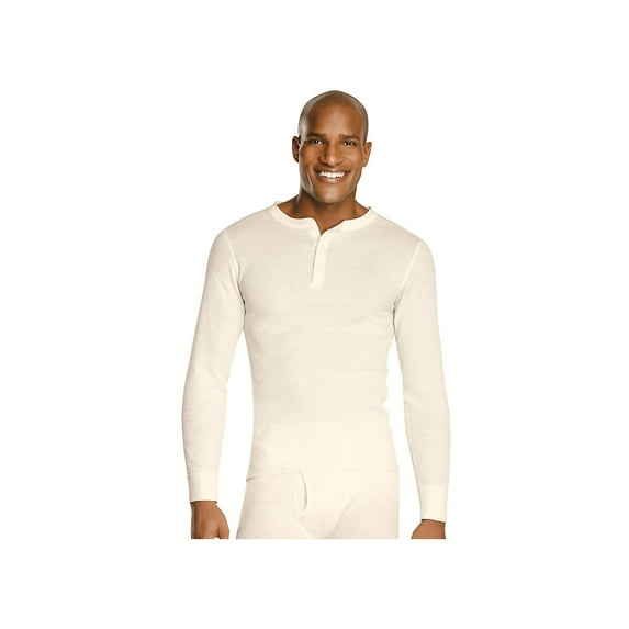 Men's Thermal Henley Base Layer Shirt, Style 14510