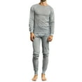 thumbnail image 1 of Men's Thermal Long Underwear Top Bottom Medium Weight Waffle Knit Warm Layering, 1 of 2