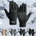 thumbnail image 1 of Men's Thermal Riding Gloves for Cold Weather Windproof Grip Equestrian and Outdoor Use, 1 of 7