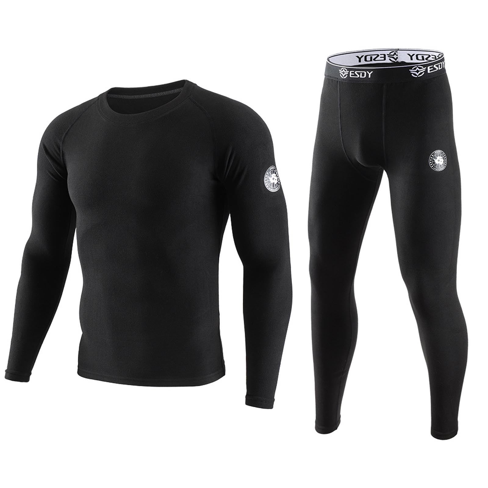 Men's Thermal Underwear Set Insulated Base for Extreme Layer Top and