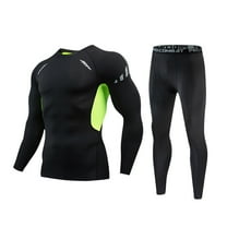 Men's Thermal Underwear Set Winter Base Layer Quick Heat Retention Cold Weather Gear