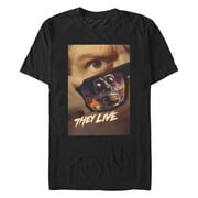 Mens They Live Sunglasses Poster Graphic T-Shirt