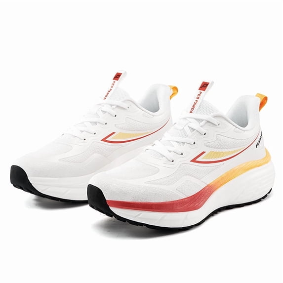 Men's Thick EVA Cushion Trail Running Shoes, Breathable Mesh Non Slip Athletic Sneakers