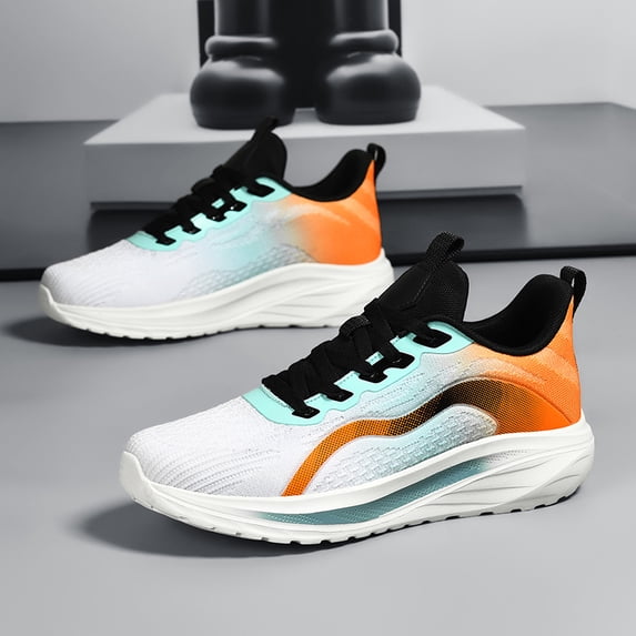 Men's Thin Breathable Casual Sneakers, summer fashion walking shoes, sweat releasing mesh surface, anti-slip design, lightweight comfy footwear for hot weather.