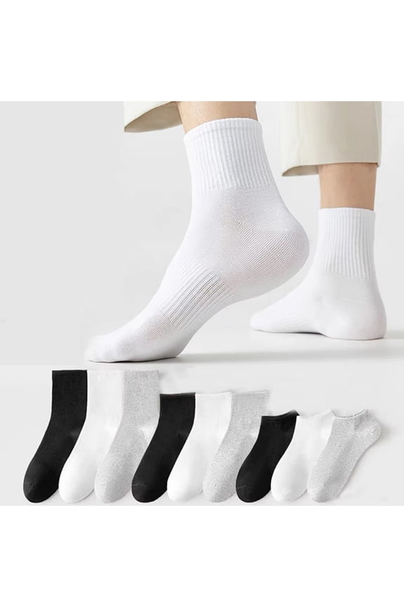 Men's Thin Cotton Socks,,Soft Cotton Socks Women,Solid Color Cotton Socks,Size Medium,3 Pairs