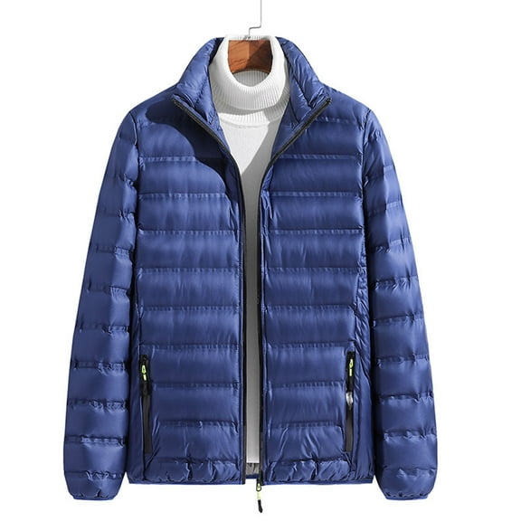 Men's Thin Jacket Casual Sports Windbreaker Long Sleeve Stand Collar Casual Outwear Jackets