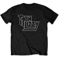 thumbnail image 1 of Men's Thin Lizzy Logo Slim Fit T-shirt X-Large Black, 1 of 3