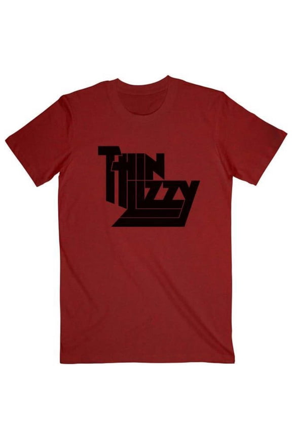 Men's Thin Lizzy Logo T-shirt X-Large Red