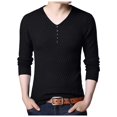 thumbnail image 1 of Men's Thin Wool Sweater Coat V Neck Long Sleeve Knitwear Casual Autumn Warm Soft Lightweight Comfortable Stylish Versatile Layering Piece, 1 of 2
