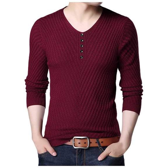 Men's Thin Wool Sweater Coat V Neck Long Sleeve Knitwear Casual Autumn Warm Soft Lightweight Comfortable Stylish Versatile Layering Piece