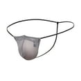 thumbnail image 1 of Men's Thongs Underwear Sexy G String T-Back Low Rise Bulge Pouch Jock Straps Male Lingerie, 1 of 3