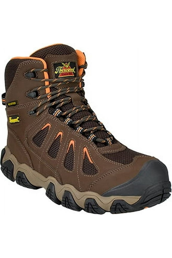 Men's Thorogood 6" Composite Toe WP Hiker Work Boot 804-4296, Brown,Orange