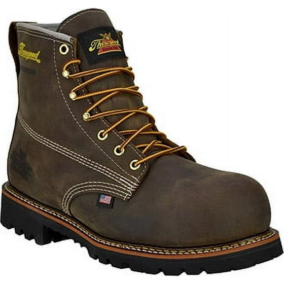 Men's Thorogood 6" Composite Toe WP Work Boot (U.S.A.) 804-4148, Brown