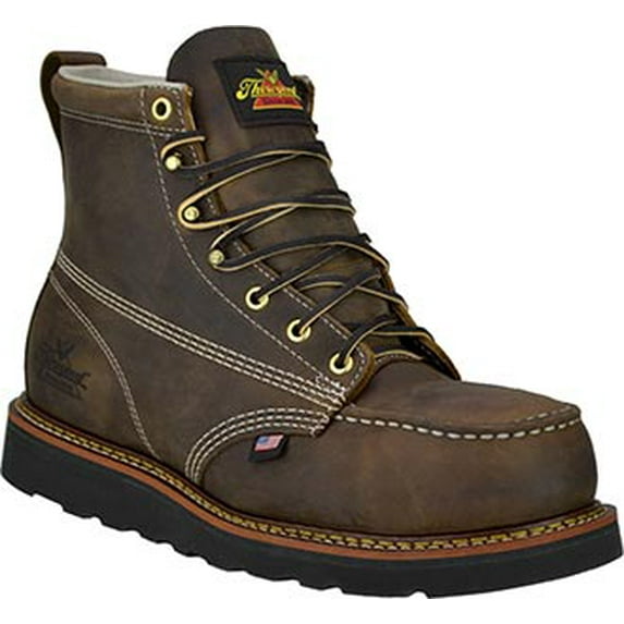 Men's Thorogood 6" Steel Toe Wedge Sole Moc Toe Boot (U.S.A.) 804-4135-GWP706