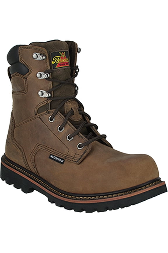 Men's Thorogood 8" Composite Toe WP Work Boot 804-3237, Brown