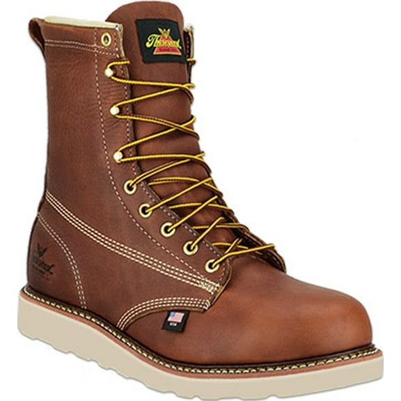 Thorogood American Heritage 8” Leather Steel Toe Men's Work Boots 804-4364 Brown