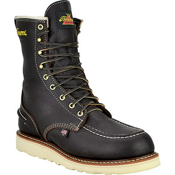 Men's Thorogood 8" WP Wedge Sole Work Boot (U.S.A.) 814-3800-GWP706 with Leather Lace