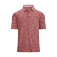 thumbnail image 1 of Men's Three-Button Henley Neck Short Sleeve T-Shirts Casual Shirts Breathable V Neck Tee Summer Basic Tops Wine,XL, 1 of 6