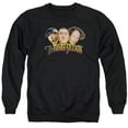 thumbnail image 1 of Men's Three Stooges Three Head Logo Sweatshirt XXX-Large Black, 1 of 2