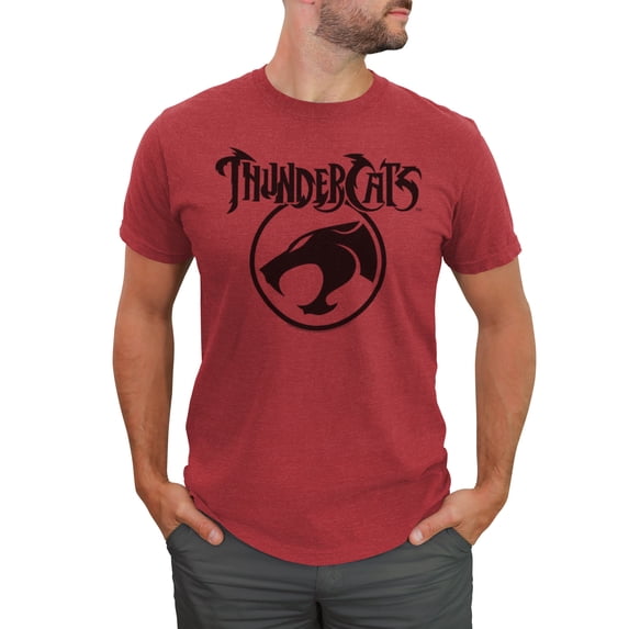 Men's ThunderCats Circle Logo Graphic Tee Red Heather Medium