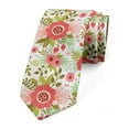 thumbnail image 1 of Men's Tie, Pastel Spring Flower, 3.7", Multicolor, by Ambesonne, 1 of 4