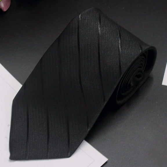 Men's Tie Professional Work Interview Formal Uniform Ties Formal Look Casual Slim Plain Adjustable Neck Ties Necktie Uniforms/Wedding Accessories Tie Closure