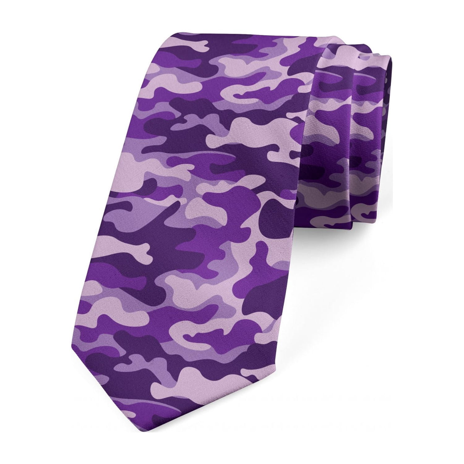 purple camo tie