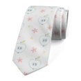 thumbnail image 1 of Men's Tie, Soft Fresh Apples Flowers, 3.7", Pastel Green Rose, by Ambesonne, 1 of 4