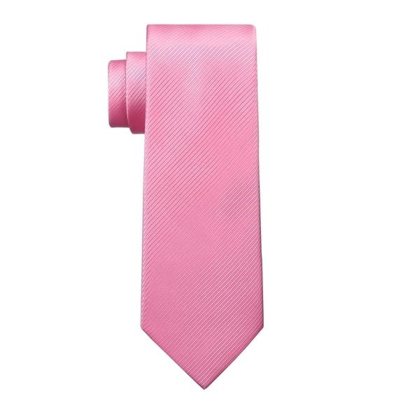 Men's Ties Solid Pure Color Plain Formal Black Ties For Men, Black, Medium