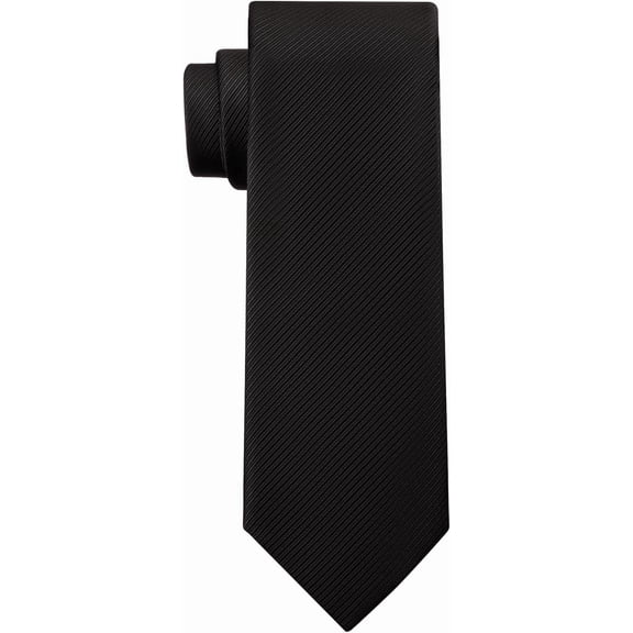 Men's Ties Solid Pure Color Plain Neckties Formal Black Ties For Men
