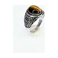 thumbnail image 1 of Men's  Tiger Eye Sterling Silver Ring, 1 of 3