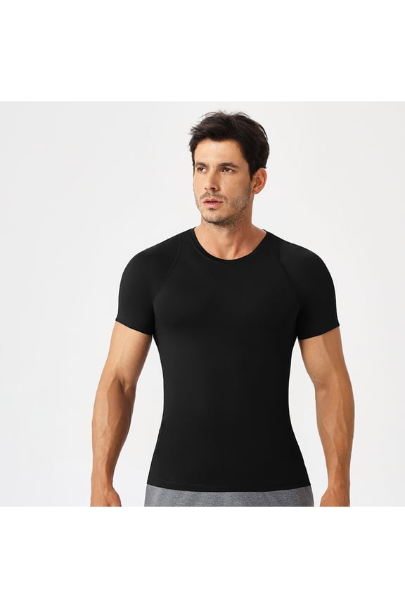 Men's Tight Running T-Shirt Fitness Training Quick Dry Breathable Sports Tops