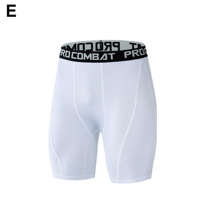 Men's Tight Sports Shorts Breathable Basketball Leggings Field Training Shorts Running Track & N1Z9