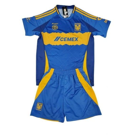 Men's Tigres Away Soccer Set - Playera y Short de Tigres de Visita - Small