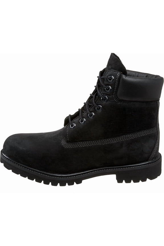 Men's Timberland 6 In Premium Boot Black Nubuck (92557) - 12
