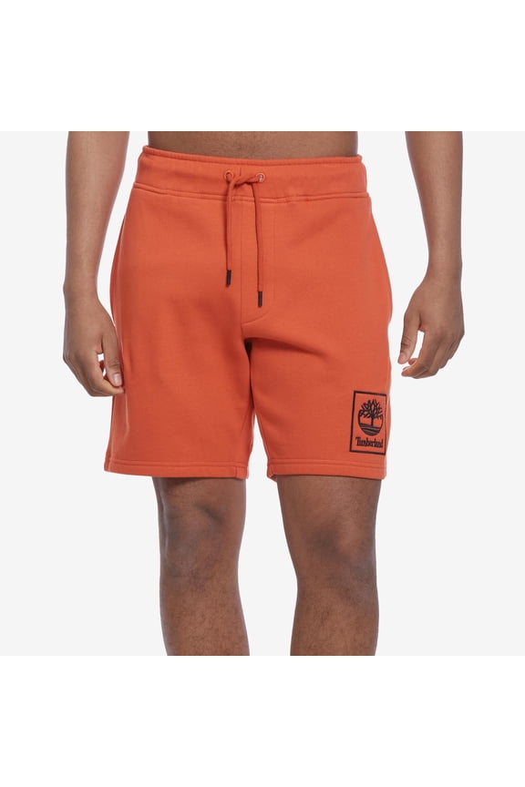 Men's Timberland Burnt Ochre Stack Logo Sweatshorts - 2XL
