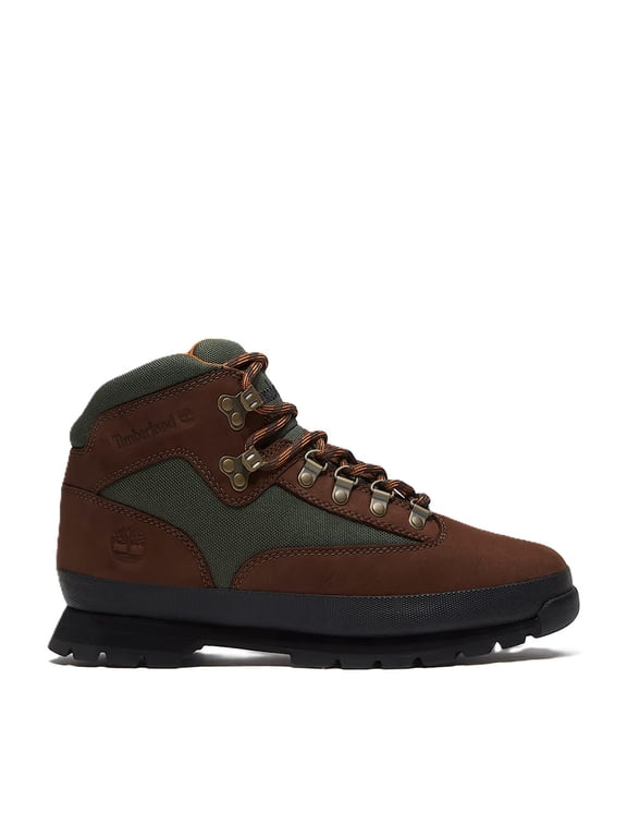 Men's Timberland Euro Hiker Mid Lace Boot Dark Brown Nubuck (TB0A2PUS W07) - 9