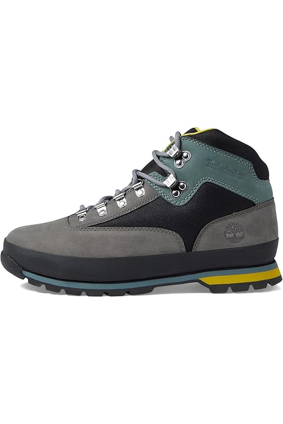 Men's Timberland Euro Hiker Mid MD Grey Nubuck Black (TB0A2A38 033) - 9