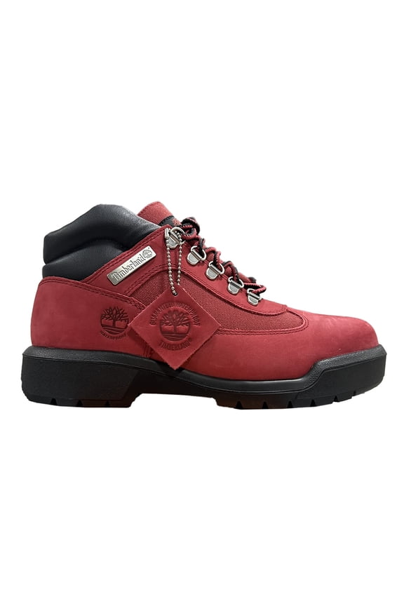 Men's Timberland Field Boot Mid Lace Waterproof Dark Red Nubuck (TB0A6DSW EQ1) - 9