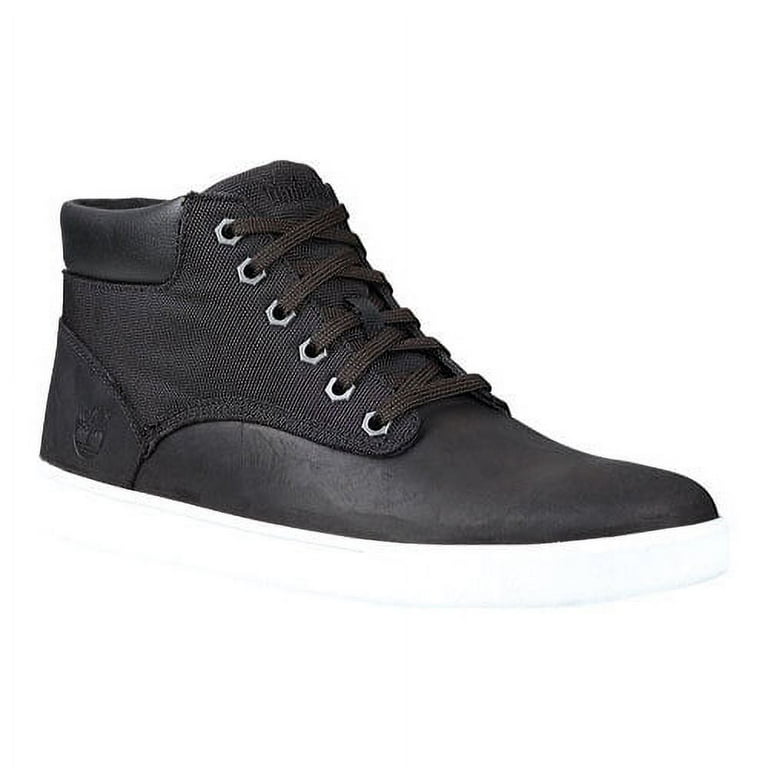 Men s Timberland Groveton Plain Toe Leather and Fabric Chukka Walmart