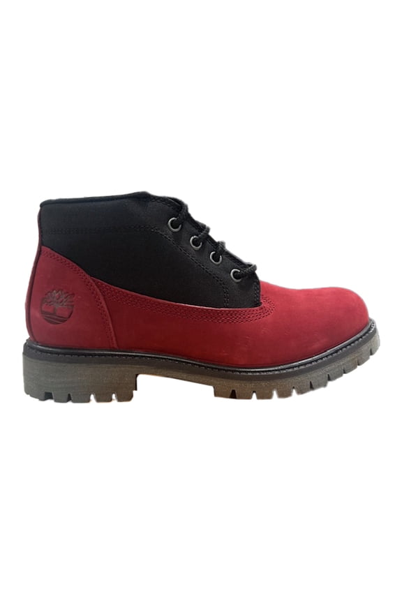 Men's Timberland Heritage Mid Lace Chukka Boot Medium Red Nubuck (TB0A431H AET) - 12