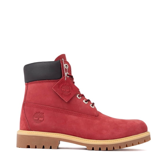 Men's Timberland Prem. 6In Lace Waterproof Boot Dark Red Nubuck (TB0A41MW EQ1) - 10.5