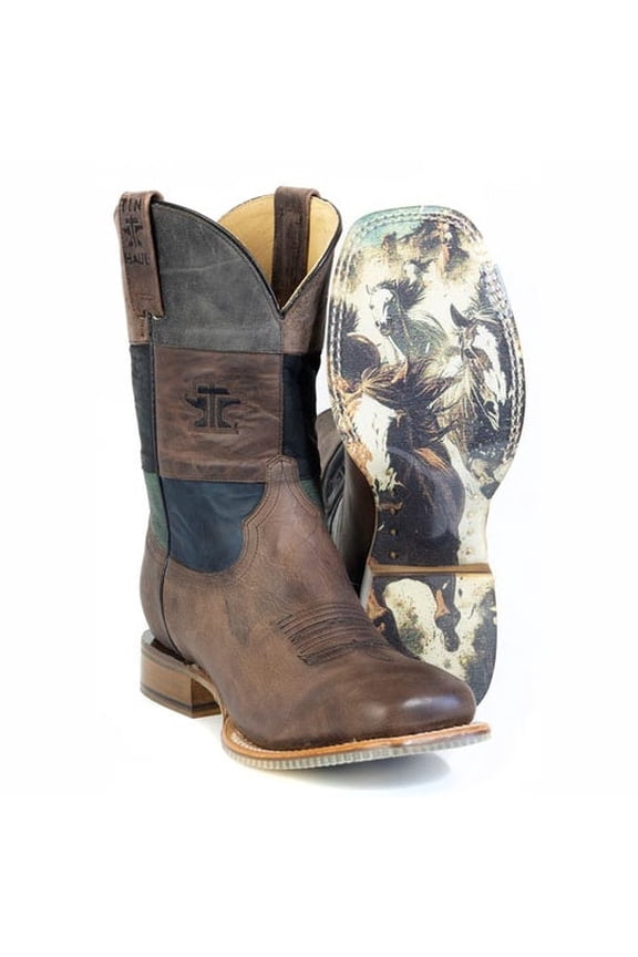 Men's Tin Haul Blocks Boots With Running Wild Sole Handmade