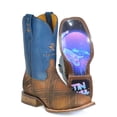 thumbnail image 1 of Men's Tin Haul Criss Cross Boots with Geo Rider Sole Handcrafted Tan, 1 of 3
