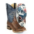 thumbnail image 1 of Men's Tin Haul Dealers Choice Boots with Ace of Spades Sole Handcrafted Brown, 1 of 3