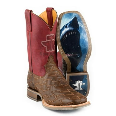 Men's Tin Haul Every Inch Way Boots with Sharkbite Sole Handcrafted Brown