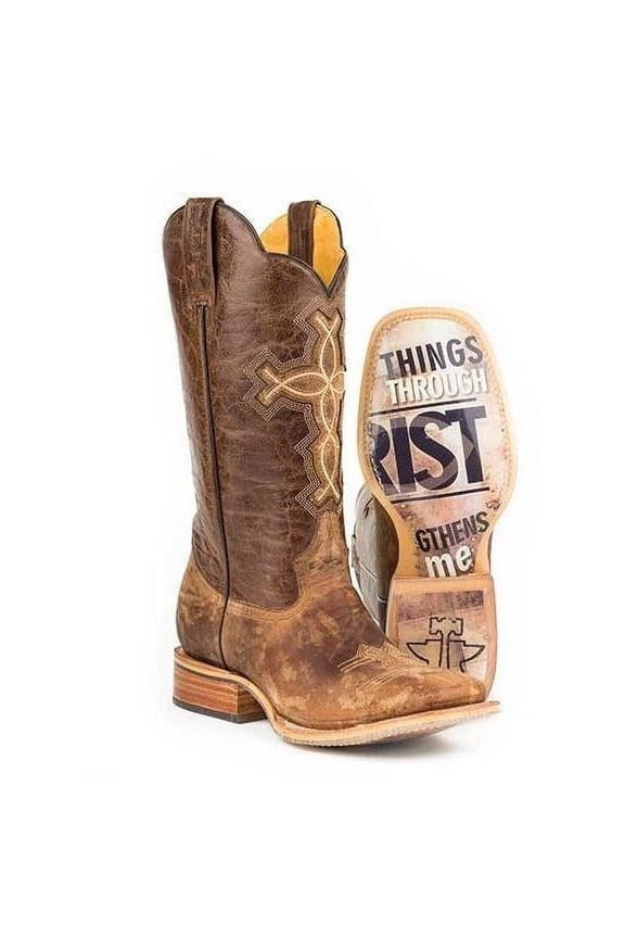 Men's Tin Haul Ichthys Aroundus Boots With 4:13 Sole Handcrafted Brown