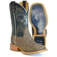 thumbnail image 1 of Men's Tin Haul Lightning Strikes Boots with Working Man's Sole Handcrafted Tan, 1 of 3