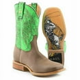 thumbnail image 1 of Men's Tin Haul Neon Bolt Boots with Yipee Ki Yay Sole Handcrafted Tan, 1 of 3