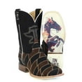 thumbnail image 1 of Men's Tin Haul Patch It Up Boots with Back In the Saddle Again Sole Handcrafted Brown, 1 of 3